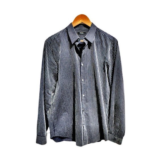 Theory Other - Theory Men’s Button-Down Shirt. Black, Gray. Medium